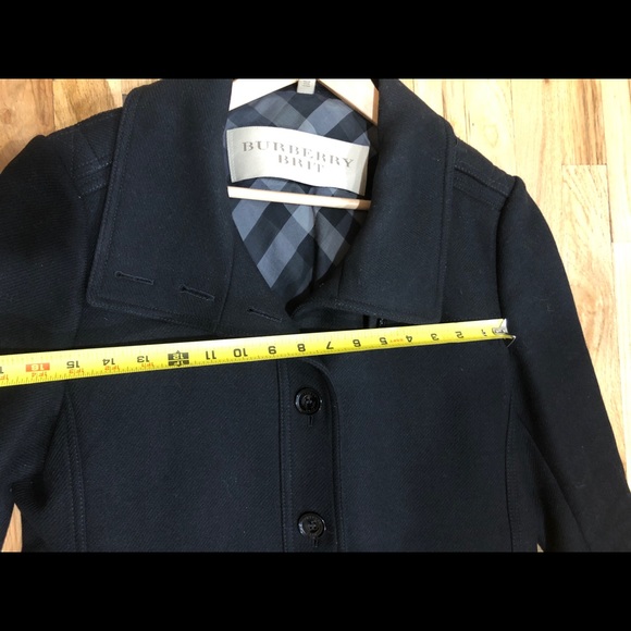 Burberry Brit Wool Blend Trench Coat - Picture 13 of 13